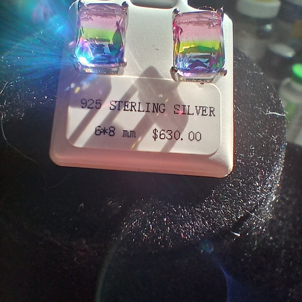 Sterling Silver Multicolor Earrings